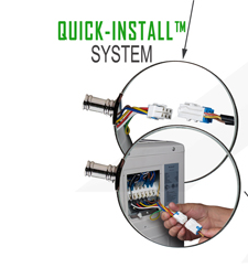 6 Terminals Quick connector plug  condenser 