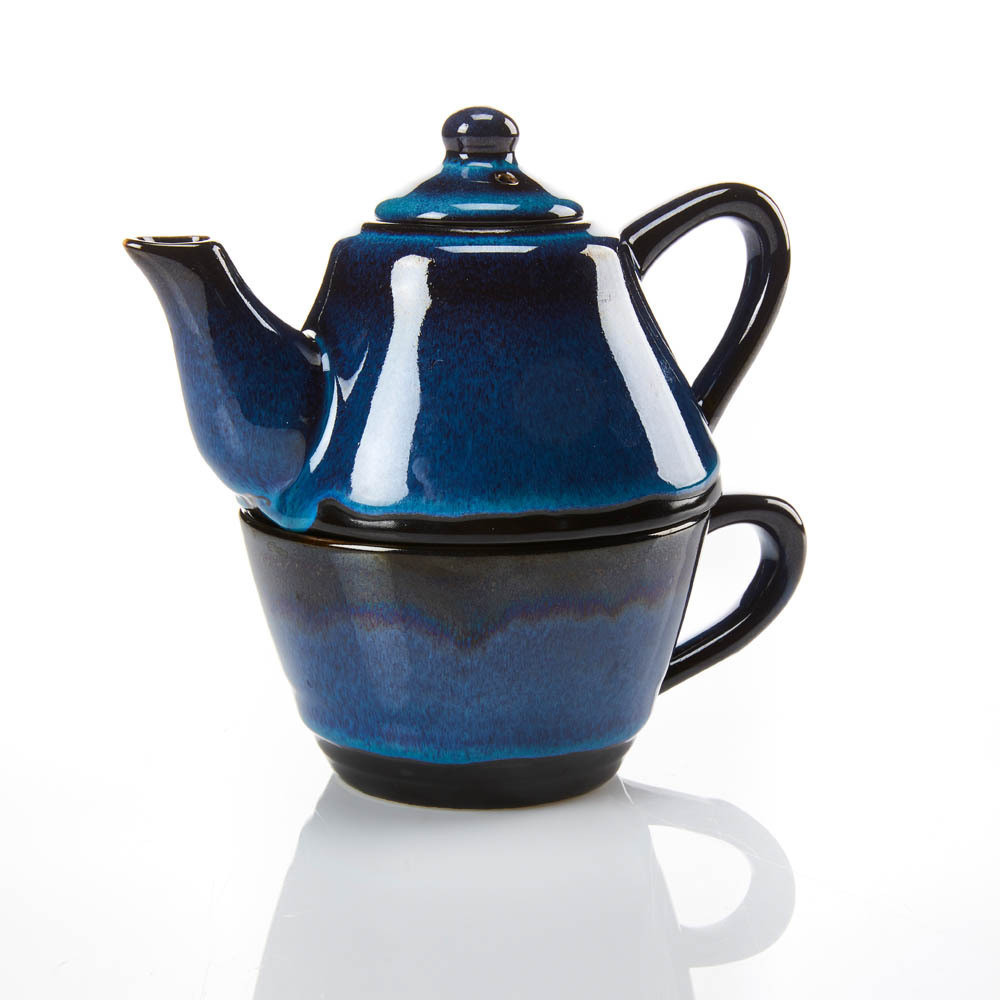 Fair Trade Kitchen Ceramics | Lak Lake Tea For One Set | SERRV Fair Trade Kitchen Ceramics | Lak Lake Tea For One Set | SERRV