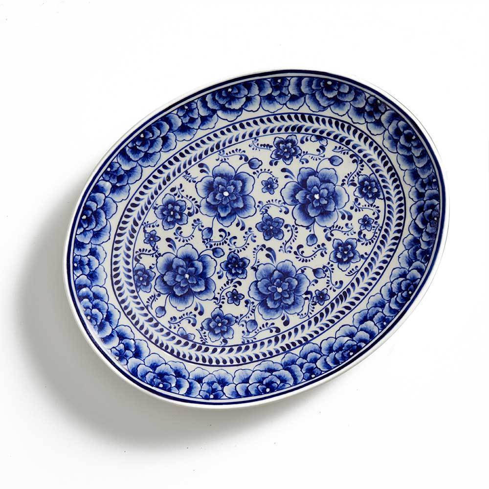 Indigo Bloom Platter
