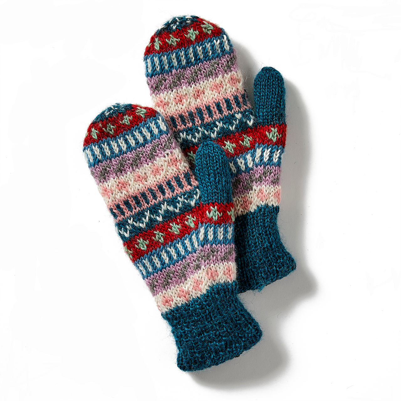 Fair Trade Winter Apparel | Hand-Knit, Fleece-Lined Mittens