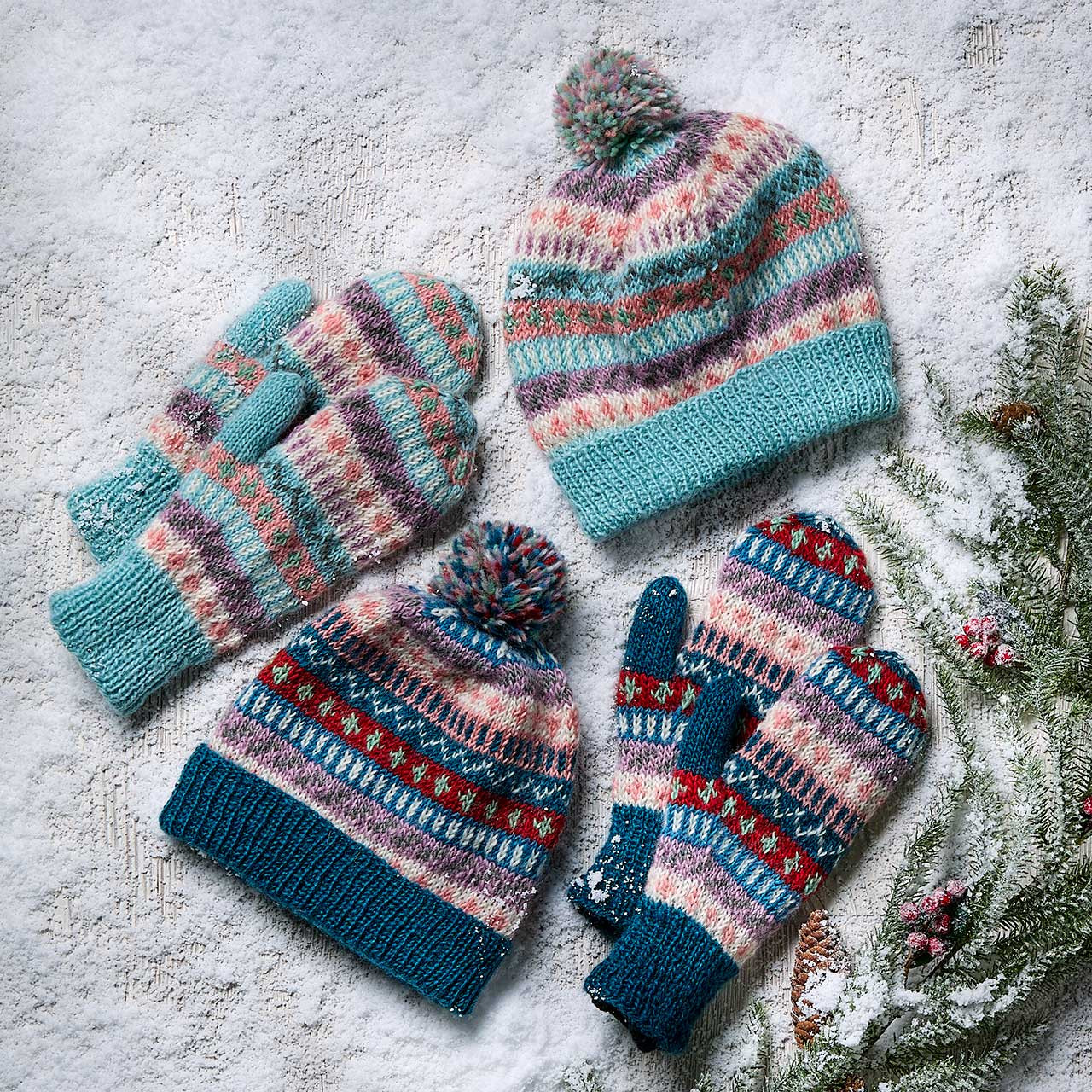 Fair Trade Winter Apparel | Hand-Knit, Fleece-Lined Mittens