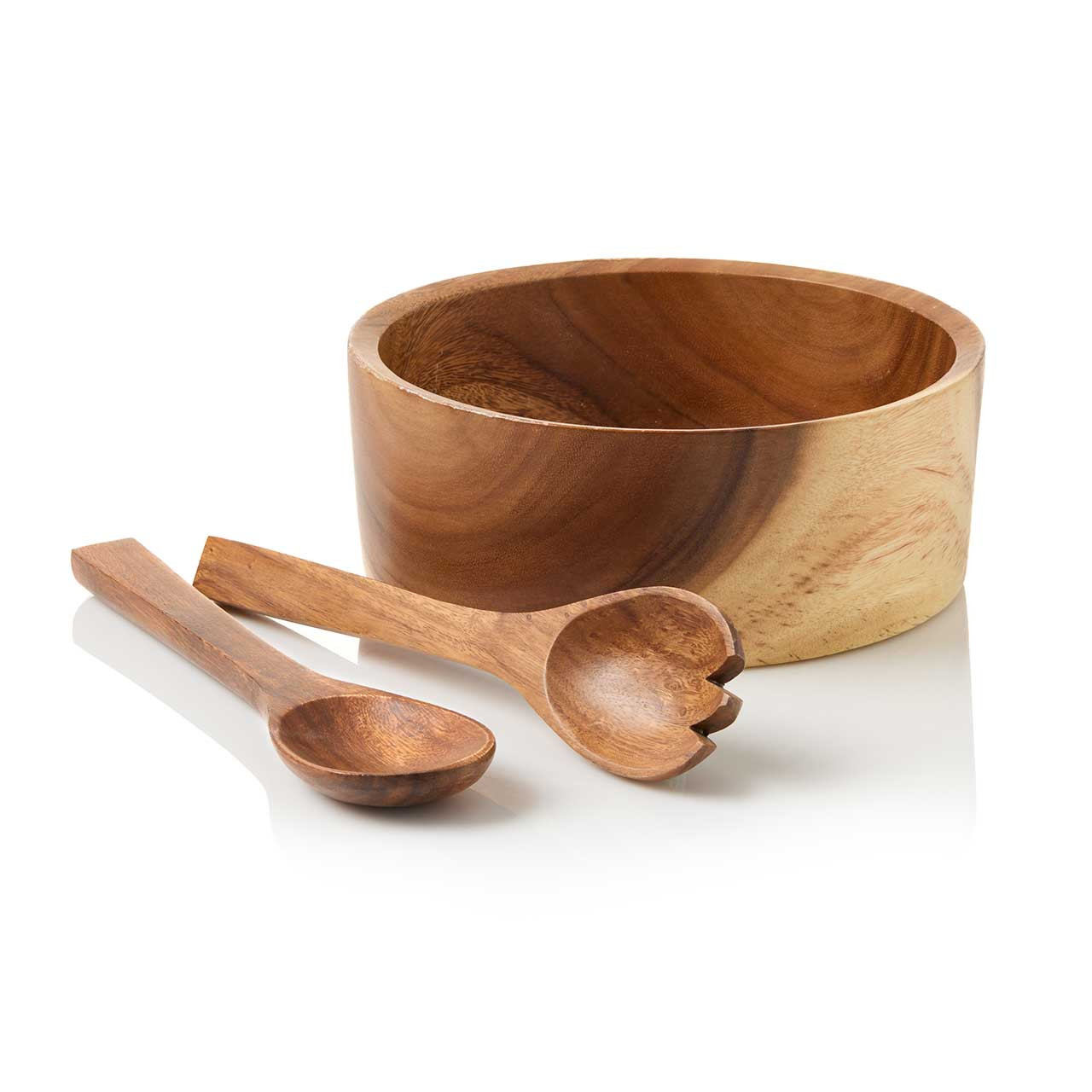 SERRV Acacia Wood Salad Set