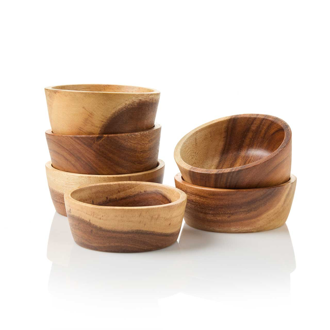 SERRV Acacia Salad Serving Bowl