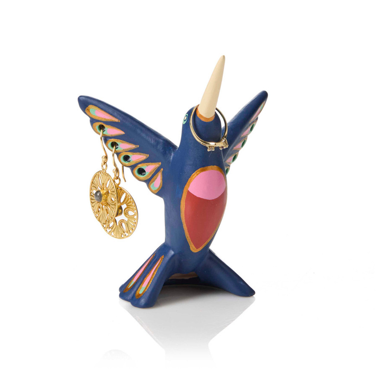 Decorative Jewelry Organizer | Hummingbird Jewelry Holder | SERRV