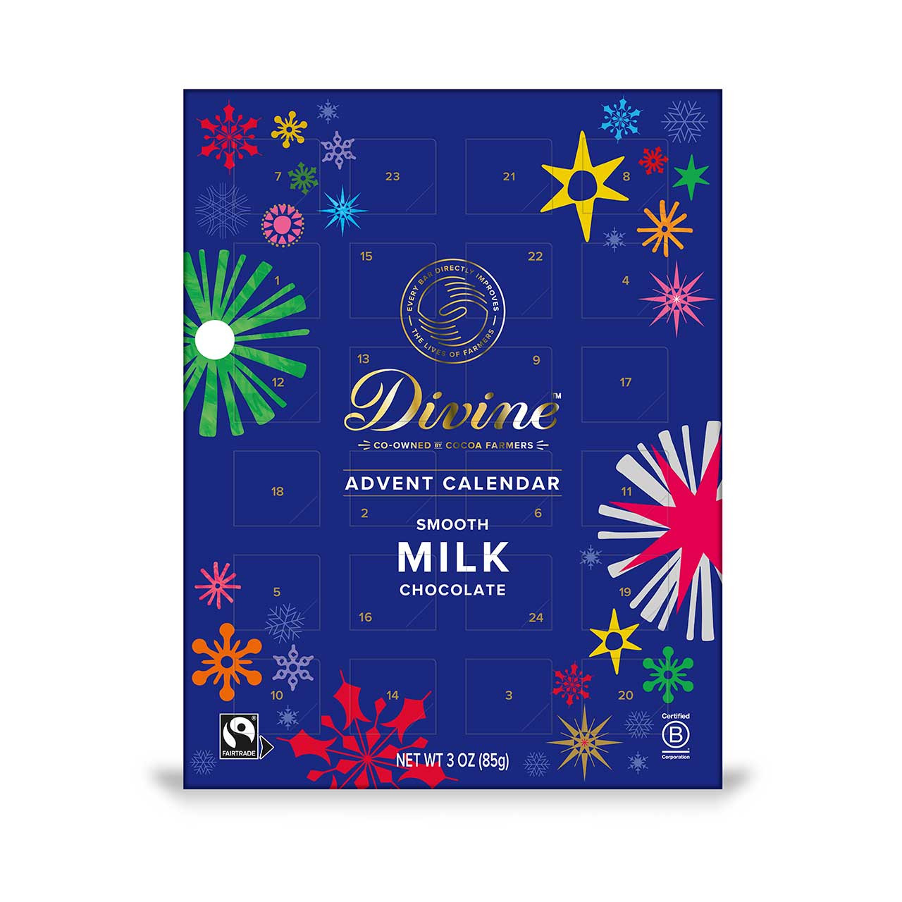 Chocolate Advent Calendar | Divine Chocolate Hearts | SERRV