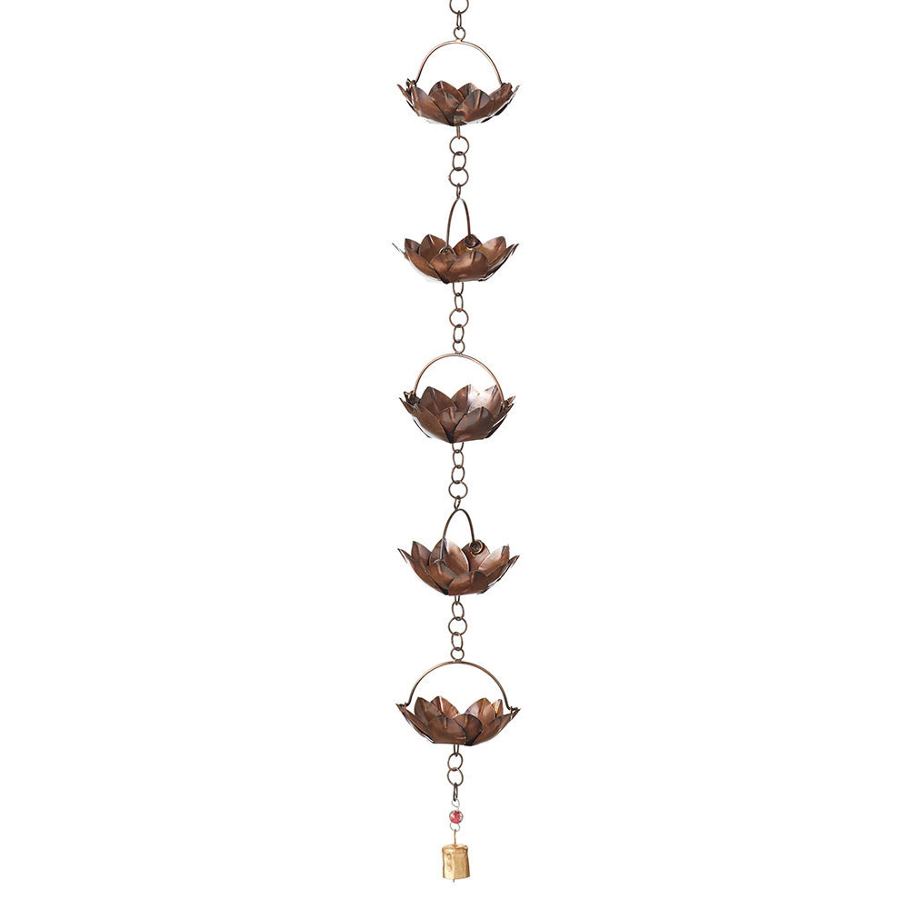 SERRV Lotus Rain Chain - Thumbnail 2