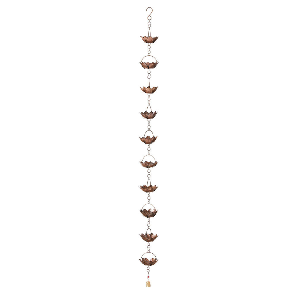 SERRV Lotus Rain Chain - Thumbnail 3