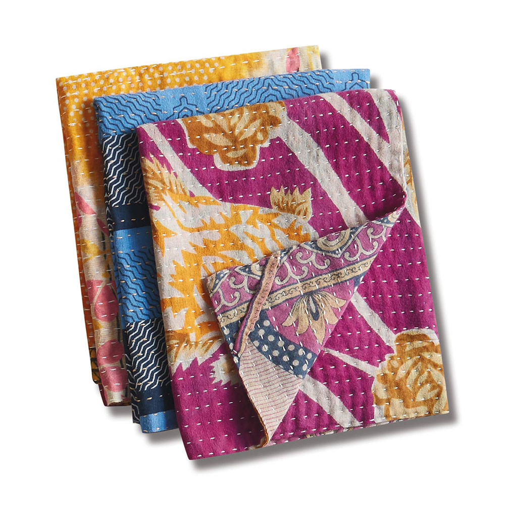 SERRV Kantha Dish Towels - Thumbnail 3