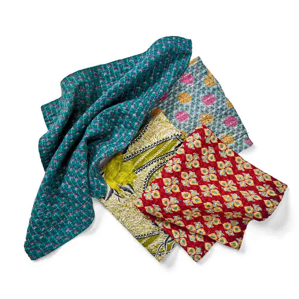 SERRV Kantha Napkins - Thumbnail 4