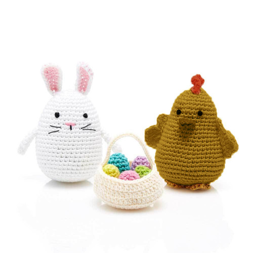 serrv crochet easter bunny and chick alt color