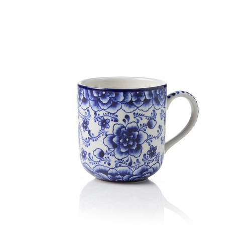 serrv indigo bloom mug