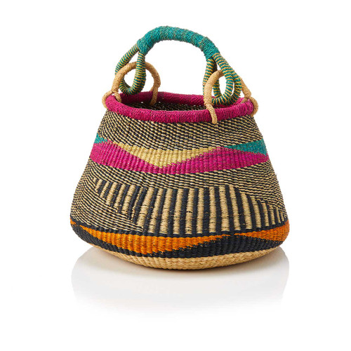 serrv tundra stripe bucket basket