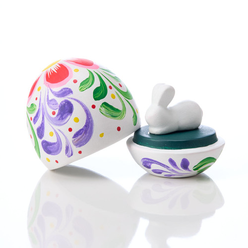 serrv botanica surprise bunny egg