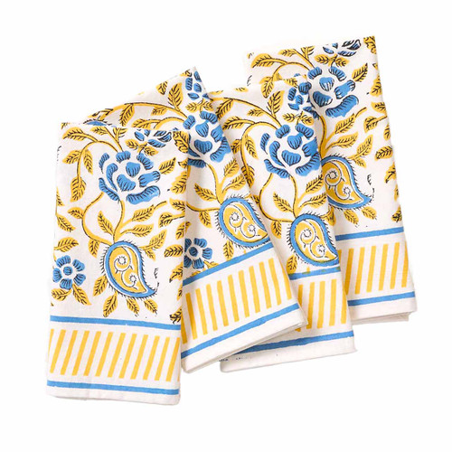 serrv suman paisley napkins set of 4