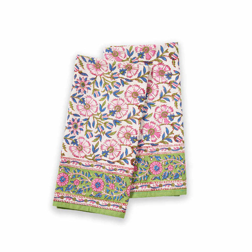 serrv primrose hand towels - set of 2