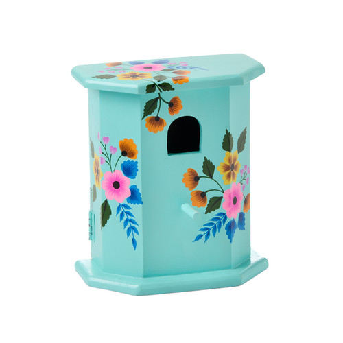 serrv flower garden birdhouse