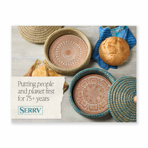 front of serrv fair trade handout