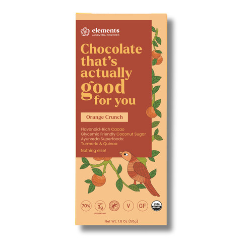 sale serrv orange crunch dark chocolate bar