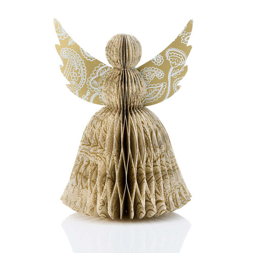 serrv paisley paper angel