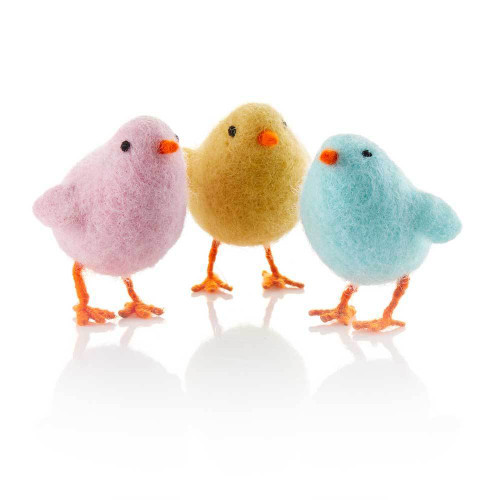 serrv felt peep pals - set of 3