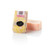 grapefruit honey marbled soap - set of 2