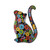 serrv floral cat wall art