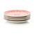 serrv crimson blossom appetizer plates - set of 4