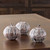 serrv recycled metal pumpkins - set of 3 alt