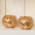 serrv amber mosaic candle holders - set of 2 alt