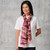 serrv plum meadow hand-painted scarf alt 3