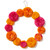 serrv paper marigold wreath