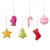 serrv sweet treats ornaments - set of 6 serrv sweet treats ornaments - set of 6
