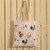serrv happy hens embroidered tote alt