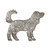 serrv floral dog haitian wall art