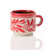 serrv vibrante rojo mug