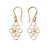 serrv beehive gold earrings