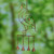 serrv standing crane wind chime alt
