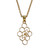 serrv beehive gold necklace