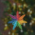 serrv quilled rainbow star ornament alt