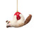serrv playful kitty ornament
