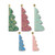 serrv paper paisley trees - set of 5 alt
