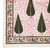 SERRV Cyprus Sanganer Tablecloth pattern close up