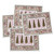 serrv cypress sanganer placemats - set of 4