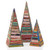serrv mihir sari trees - set of 3