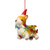 serrv festive corgi ornament