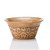 serrv chinar leaf wood bowl