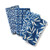 serrv indigo dabu napkins - set of 4