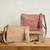 serrv Rose Leather Crossbody Bag alt 2