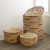 serrv round chindi stripe baskets - set of 2 alt 2