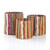 serrv remnant soft-sided baskets - set of 3